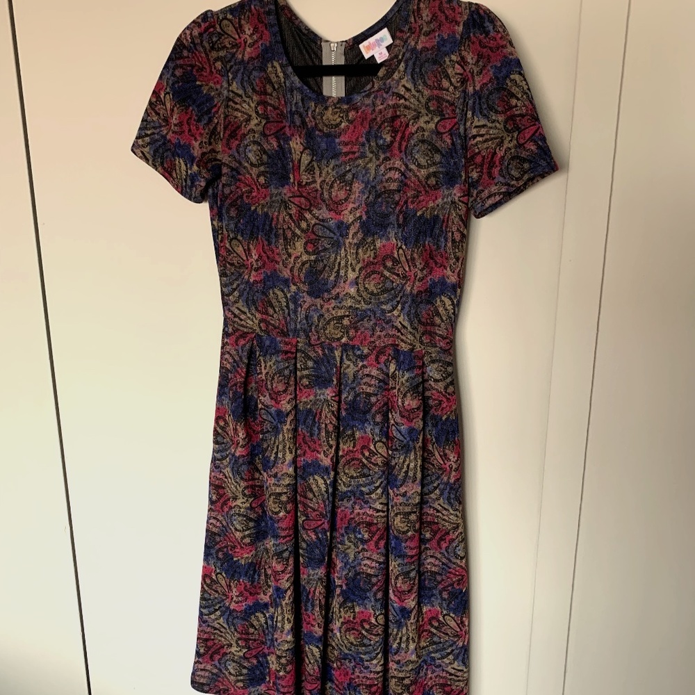 Multicolor A-Line Dress - Lularoe